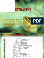 The Intersection of Operating Lines in Fractional Distillation