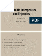 Orthopedic Emergencies and Urgen Cies