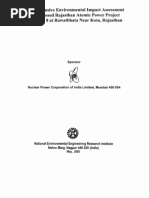 Download Comprehensive EIA for Proposed RAPP Unit 78 at Rawatbhata Rajasthan by Vikas Rathore SN221709673 doc pdf