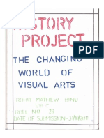 Class VIII History Project The Changing World of Visual Arts