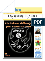 FSA Advances in Aleppo: Abu Suliman Al-Muhajer Joins Al-Nusra in Syria