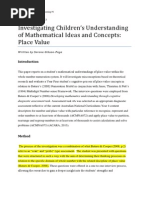 investigation childrens understandings of mathematical ideas and concepts highlighted copy
