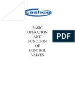 Cash Co Basic Operation of Control Valves