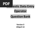 Download Data Entry Operator Question Bank Ver-3-25april14 by Kapil Sahu SN221724291 doc pdf