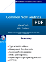 Common Voip Metrics: Alan Clark