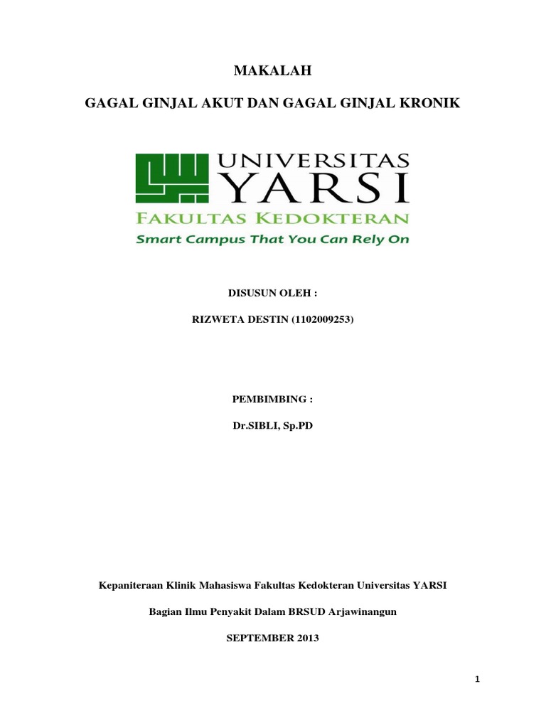 Rizweta Destin Gagal Ginjal Akut Kronik Rizweta Destin Gagal Ginjal Akut Kronik