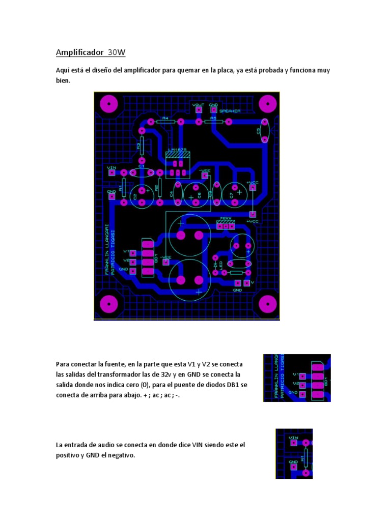 Amplificador 30W