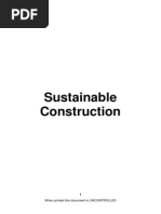 Sustainable Construction