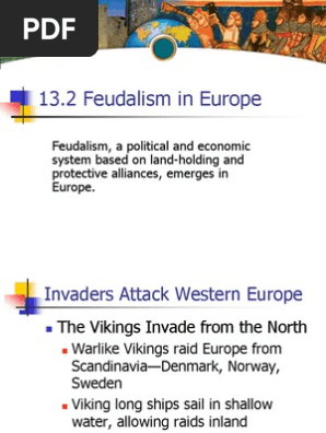 13.2 Feudalism in Europe (1)