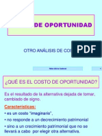 Costos de Oportunidad