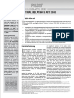 PILDATLegislativeBrief IndustrialRelationsAct2008