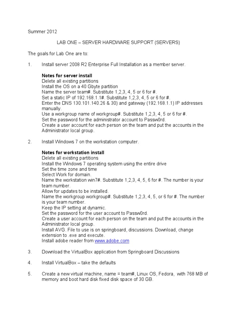 Server and Workstation Setup Guide | PDF | Computers