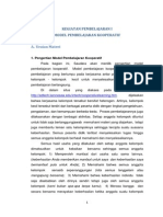 Modul Materi Model Pembelajaran Kooperatif