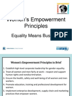 Womens Empowerment Principles