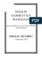 Majlis Sambutan Harijadi