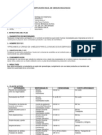 Planificación Anual de Ciencias Biológicas