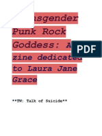 Transgender Punk Rock Goddess: A Zine Dedicated To Laura Jane Grace