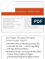 Teori Pembelajaran Matematik