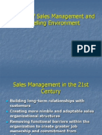 Overview of Sales Management and The Selling Environment