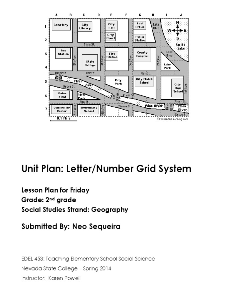 Friday Letter Number Grid System Lesson Plan Education Theory