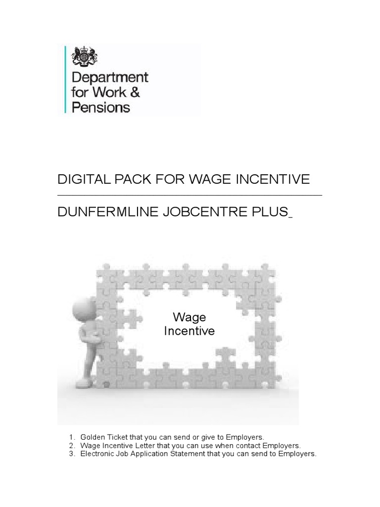 Wage Incentive for Young Job Seekers | PDF