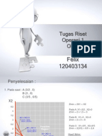 Tugas Riset Operasi Felix 120403134