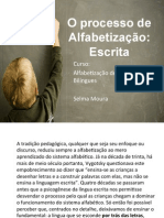 Processo de Alfabetizac3a7c3a3o A Escrita