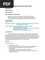 Flipped Lesson Plan Chemical Bonding