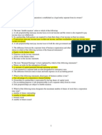 Forms of Business Organization and Corporate Financial Statements