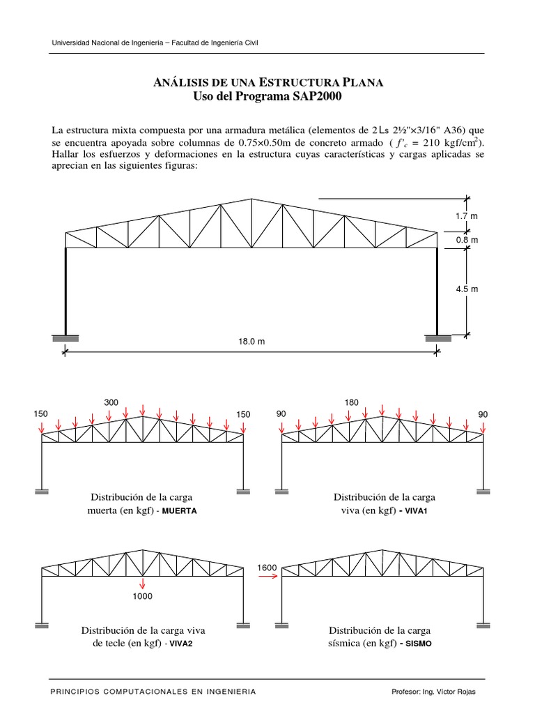 Ejemplos Modelo Sap2000 PDF | PDF | Ventana (informática) | Ingeniería