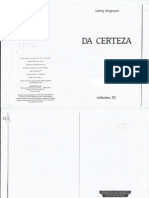 Wittgenstein - Da Certeza