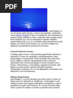 O Azul Índigo é o Cor Do Nosso Sexto Chacra