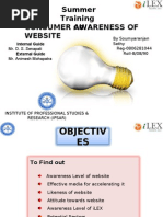 Consumer Awareness of Website by Soumyaranjan Sethy