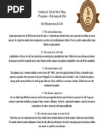 10 Mandamentos Do Café