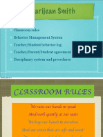 Marijean Smith Classroom Rules