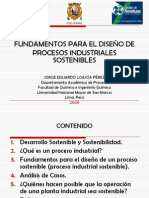 Fundamentos para El Diseño de Procesos Industriales Sostenibles