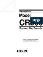 Fostex Cr 200 CD Recorder Sm