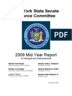 2009 Mid Year Report On Receipts and Disbursements