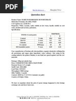 Download Barium Chloride Barium Sulphate Barium Carbonate Barium Chloride Dihydrate Barium Nitrate Barium Hydroxide Barium Metaborate by BARIUM SALTS SN2218179 doc pdf