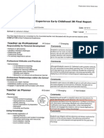 EDFX316 Professional Experience Final Report 