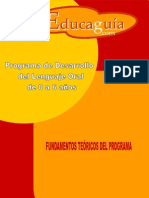 Programa de Intervención en Lenguaje