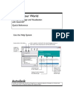 Building Your World: Conceptual Design and Visualization With Autocad