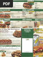 Download Subway menu by jmilton SN2218238 doc pdf