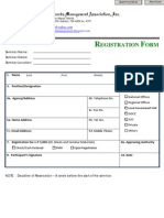PRMA Registration Form