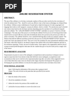 Airline Reservation System Project Documentation Pdf Software Testing Software