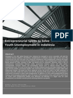 Entrepreneurial Spirits To Solve Youth Unemployment in Indonesia
