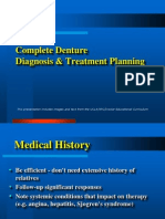 Complete Denture Diagnosis & Treatment Planning