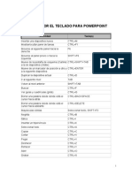 Atajos Del Teclado para PowerPoint