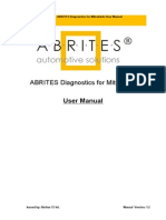 USER MANUAL ABRITES Commander For Mitsubishi