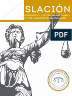 Compilación de La Legislación en Materia de Procedimiento y Justicia Administrativa Para El Estado y Los Municipios de Guanajuato 2013 M